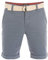 riverso Kurze Hosen Herren Sommer Chino Shorts mit Gürtel Regular Fit RIVHenry Bermuda Stretch, Größe:W 31, Farbe:Pigeon Blue (19300)