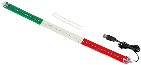 Lampa 96963 Helle Flagge, 60 cm, 42 LEDs, USB - Italien