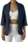 JOPHY & CO. Giacca Blazer Donna con Tasche (cod. 5572) (M, Blu Scuro)