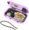 Brifit Tresor mit Zahlenschloss, Tragbare Sicherheitsbox Wasserdicht Anti-Diebstahl, Mini Safe Tresor mit Zahelncode, Sicherheitskassette für Reisen, Strand, Camping, Hause, Büro (Rosa-lila)