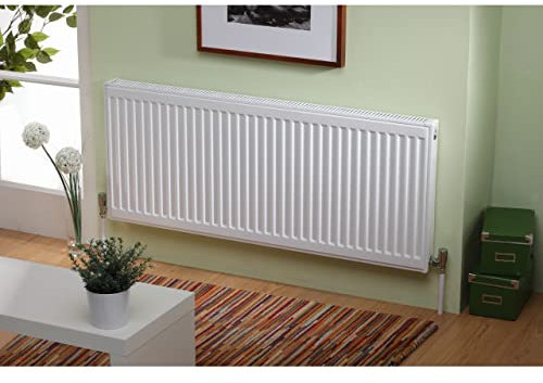 Kartell K-RAD Kompact Type 11 White 600mm x 2400mm Single Panel with Single Convector Horizontal Radiator - S624K