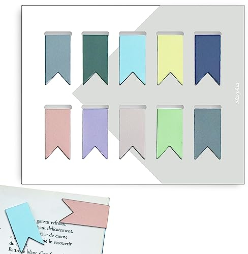 Harphia 10 x magnetische Lesezeichen mit Flagge