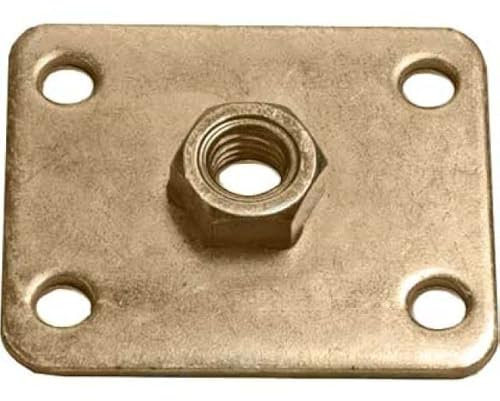 Placa con tuerca soldada M12 - 50 x 60 x 3 mm