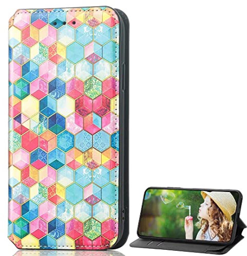 Cover per Asus Zenfone 10, Asus Zenfone 10 Cover Case per Cellulare Pieghevole con Slot per Schede in Pelle Custodia per Asus Zenfone 10-MHKJ