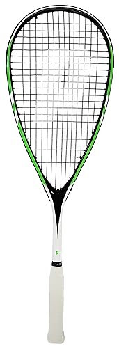 Prince Squashschläger Team Beast 400, Schwarz, 483 cm², 195 g, Head Light, 14 x 19, inkl. Schutzhülle