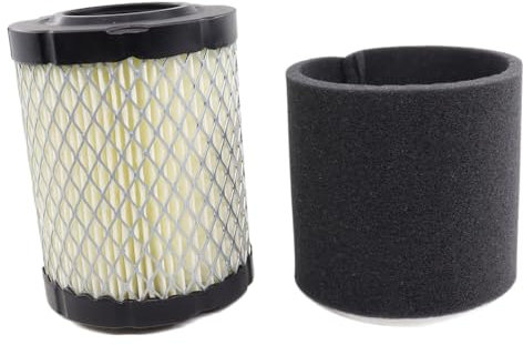 MCHNIC Filtre à air avec préfiltre pour Briggs & Stratton 796032 798911 591383 591583 5429K 215802 215805 9,0-12,5 CV moteurs tracteur tondeuse