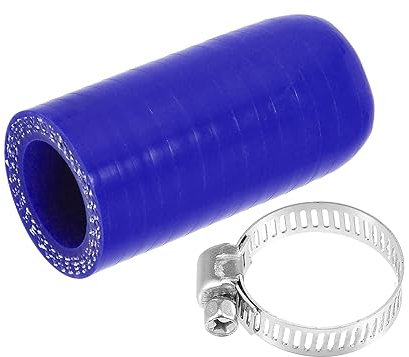 QUARKZMAN 1 Ensemble 20mm ID Silicone Liquide Refroidissements Bouchon w/Pince pour Liquide Refroidissements Chauffage Bleu