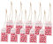 STOBOK 50pcs Thank You Labels with String Attached Floral Fruit Tags for Wrapping Party Favors and Homemade Treats for Fall Gifting