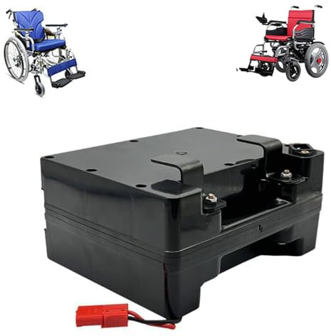 HJGHY Batterie de Fauteuil Roulant électrique 24V 24V 20Ah 25Ah 30Ah 35Ah 40Ah lifepo4 Batterie de Fauteuil Roulant Batterie au Lithium Rechargeable,24v,30Ah