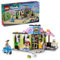 LEGO Friends Heartlake City Café Shop Toy for Kids, Bakery Building Set, Birthday Gift Idea for Girls and Boys Ages 6 Years and Up with 3 Mini Dolls and a Dog Toy Figure, 42618