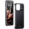 LOXO CASE Hülle für iPhone 14 Pro Max/14 Pro/14, [Kompatibel mit MagSafe] Luxuriöse Rahmenlose Aromatherapie-Handyhülle Aus Leder, Aluminium und Metall, Schlank, Dünn und Leicht,Black,14 Pro Max