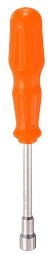 sourcing map 2pcs Metric Nut Driver 10mm Dia 92mm Shank 6 Point Hex Hexagon Socket Wrench Screwdriver with Non-Slip Handle for Tightening and Loosening Fasteners