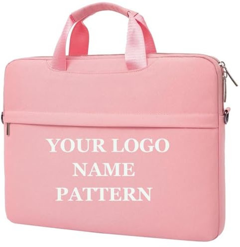 Bolsa para Ordenador Portátil con Logotipo Personalizado, Funda Protectora para Ordenador De 13,3/14/15, 6 Pulgadas Maletín Portátil Bolsa De Trabajo Nombre De Foto Impreso Color3,40.5 * 3 * 30cm