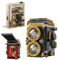 DrmBeyd Mini Digital Kamera Bausteine Set mit Minifiguren, Ideas Mini Kamera Klemmbausteine mit Licht, Schreibtischdeko Display Kamera Modell, Geschenk für Erwachsene Kinder, 630 Teile