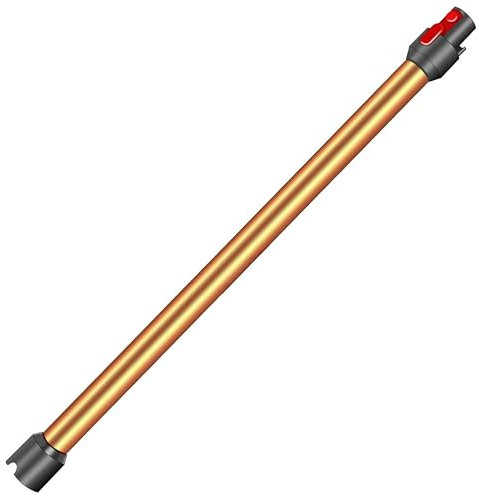 Asta Telescopica Rigida di Ricambio per Dyson V7/V8/V10/V11/V15 -UNIVERSALE- Tubo Aspirapolvere Prolunga Da 73cm + Sgancio Rapido in Lega di Alluminio, Arancione