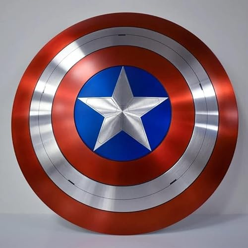 NEOARY Captain Medieval America Shield Legends 75th Anniversary Alloy Metal Prop Replica - 1:1 Scale Captain America Shield Cosplay Shield