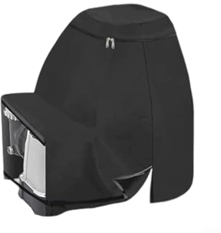 Copertura per pompa con filtro a sabbia per pompe da piscina da 40,7 cm, tessuto Oxford impermeabile resistente con cerniera e cinghie elastiche, 600 x 60 x 54 cm, nero (nero 600D)