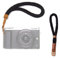 LXH Cotton Camera Wrist Strap Hand Wrist Strap Compatible with Sony A6300 A6500 RX10 IV X100F X100S X70 X-Pro2 X-E3 X30 (Black)