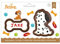 Decora 0255200 Set 2 Tagliapasta Cane E Osso In Plastica, Il Kit Ideale per Creare Decorazioni in Pasta di Zucchero o di Gomma, Made in Italy, Design originale. Confezione da 2 pezzi.