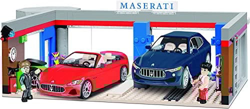 COBI COB24568 Maserati-Garage - Kit di modellini costruiti in mattoni, vari