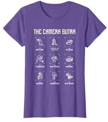 The Camera Sutra Funny Photographer Poses Photography Photo T-Shirt