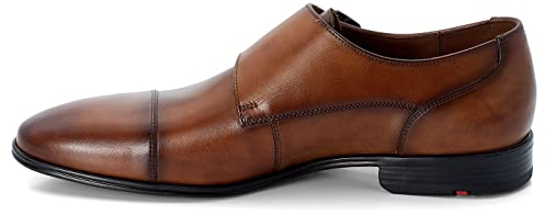 LLOYD Herren Slipper Mailand, Männer Businessschuhe,lose Einlage,Normalweit,Schlupfschuhe,schluepfschuhe,Loafer,Slip-ons,Men's,Cognac,42 EU / 8 UK