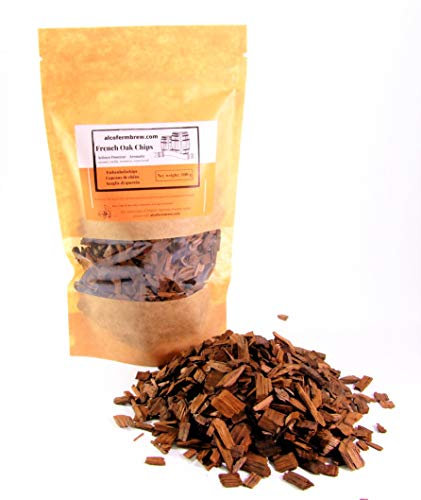 AlcoFermBrew Trucioli di Quercia 100g - Douceur - Caramello, Vaniglia, Dolcezza, Pane Caldo - Francese | Scaglie di Quercia | Scaglie Legno Quercia