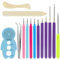 KITANIS 14 Stück Papier Quilling Tools Schlitz-Kit, verschiedene Größen Rolling Curling Quilling Nadel Stift für Kunst Handwerk DIY Papier Karten Herstellung Projekt Werkzeuge