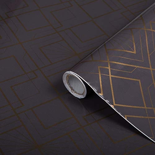d-c-fix Vinyl Wrap Linas Trendyline Patterned 67,5 cm x 1,5 m - Sticky Back Plastic Roll for Furniture, Kitchen & Cupboards - Contact Paper Sticker Self Adhesive Film