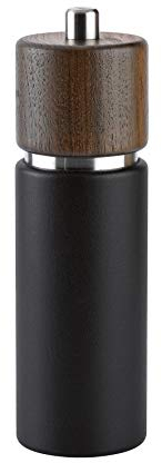 Zassenhaus Pfeffermühle HANNOVER , Buchenholz , Mahlgrad einstellbar fein bis grob , Zassenhaus Keramikmahlwerk Made in Germany , Manuelle Pfeffermühle , Bereits vorbefüllt , Kopf aus Nussbaumholz