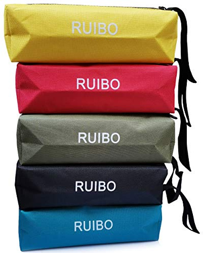 Ruibo Small Zippered Pouches/Canvas Tool Pouch With Zipper,utility Organization Tote Bags, Heavy Duty Metal Zipper