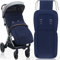 Fillikid Fußsack ST3911 Sommerfußsack für Buggy Kinderwagen Jogger (Dunkelblau)
