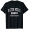 Baton Rouge LA T-Shirts & Retro Tees Unisex Vintage Sport T-Shirt Schwarz Kurzarm S Crew-Ausschnitt Small Regular