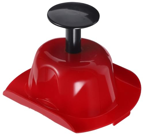 DOITOOL Mandolin Slicer Food Safety Holder - Red Plastic Finger Guards for Cutting - Multi-functional Finger Protector Vegetable Holder for Slicing Potatoes, Onions, Kitchen Home Food Slicer