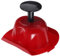 DOITOOL Mandolin Slicer Food Safety Holder - Red Plastic Finger Guards for Cutting - Multi-functional Finger Protector Vegetable Holder for Slicing Potatoes, Onions, Kitchen Home Food Slicer