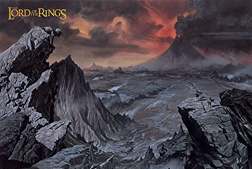 Laminiertes Maxi-Poster Der Herr der Ringe (Mount Doom)