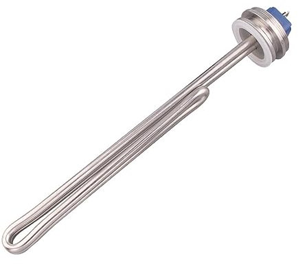 MSEURO Water Heating Element 1.5inch Tri-clamp Immersion Heater with SUS Cover Liquid Heater for Brewing 240v 2.5kw to 5.5kw Lucky (Size : Heater-SUS cover, Color : 4.5kw L280mm)