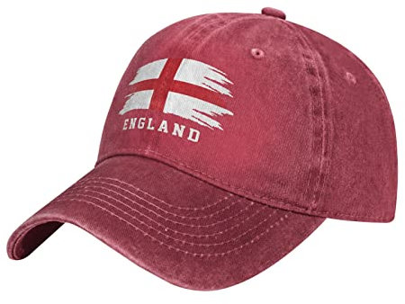 Unisex Hip-Hop-Hut England-Flagge Basecap Vintage Snapback Kappe Leicht Angeln Hüte Für Golf Kletter Wander