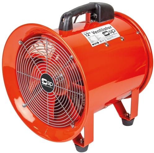 SIP 12 Air Ventilator Fan, 500W Portable Heavy Duty Industrial Fan, 3900m³/hr Airflow
