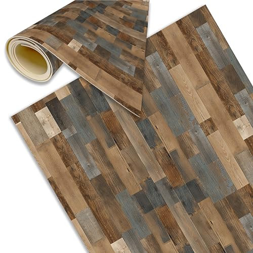 DECORA TU MUNDO - Alfombra Cocina Lavable Antideslizante - Imitacion Madera - Alfombra vinilica Cocina para Salon - Baño - Pasillo o Terraza - Vinilo Ideal para Exterior - | Vintage 80x40 cm |