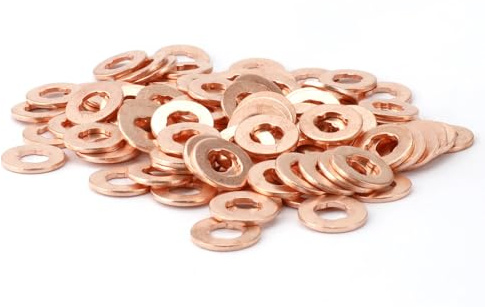 F00VC17503 Kit de juntas de 20 piezas, kit de sellado, arandela de cobre con engranajes para inyección de combustible, boquilla de inyector de riel común