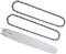 Lot de 2 chaînes de guidage pour tronçonneuse 45,7 cm .063 .325 68DL compatible avec Stihl MS 211 210 250 251 230