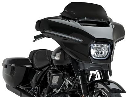 Puig 22109N High-Road Sport optimierte Aerodynamik, Schwarz