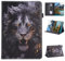 Rosbtib Case for Lenovo M10 3rd Gen 10.1 inch 2022 Model TB-328FU / TB-328XU, Folio Tablet Protective Cover Stand Case with Card Holder & Pen Holder for Lenovo Tab M10 Gen 3, White lion