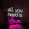 BedEuu LED Neon Sign All You Need is Love Wall Decoration USB/Energy Saving Suitable for Rentals Gift(All You Need is Love)
