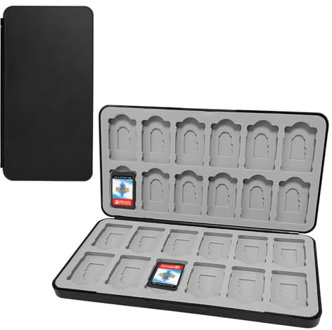 for Switch Game Case, for Nintendo Switch Game Case Shockproof, for Nintendo Switchs Games Holder, for Nintendo Switchs Games Cases with 24 Cartridge Slots for Nintendo Switchi/OLED/Lite/3DS/2DS