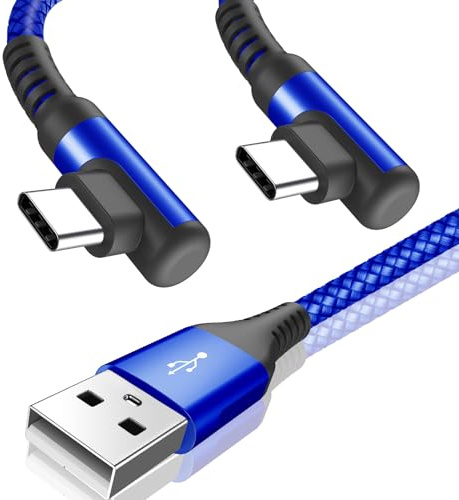 Cable USB C,[2 Pack 1M] 3,1A Cargador Carga Rápida, Aleación Trenzado de Nylon Cable USB Tipo C Cargador para Móvil i Phone 17 16 15 Pro Max Plus Air Samsung S25/S24/S23/22/21 Huawei Xiaomi Pixel