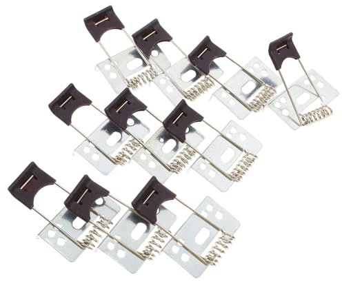 POPETPOP 10stücke Metall-lichtclips Für Einbauleuchten Federclip Für -panellampen Beleuchtungsclips Für Panel-halteclips Zubehör Für Leuchten Beleuchtungszubehör Für