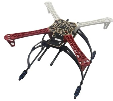 F450 F550 F330 Drohne mit 450 Rahmen for RC MK MWC 4 RC Multicopter Quadcopter Heli Multi-Rotor mit Fahrwerk(Red and white)
