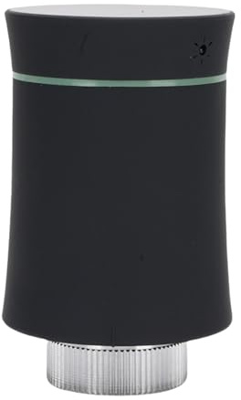 Generic Smart Thermostat Valve, Programmable Smart Thermostatic Radiator for Office (Black)